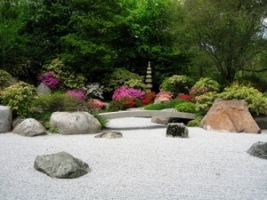 exemple d'un jardin zen 